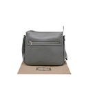 Gucci GG Embossed Small Messenger Grey Bag 406410
