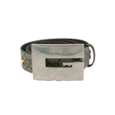 Gucci Star Wide Belt With Square G In Beige And Ebony Supreme Brown Size 80 32 710086