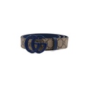 Gucci Blue GG Buckle Supreme Leather 85 34 414516