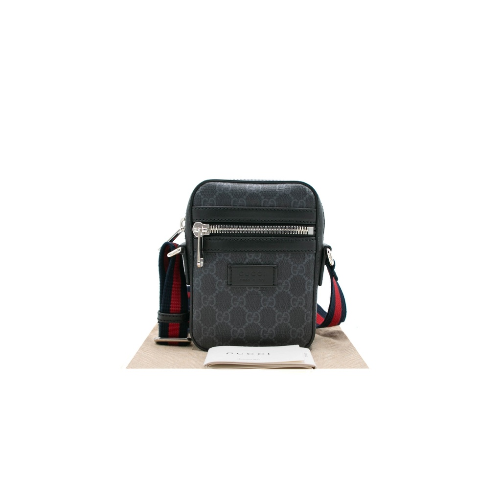 Gucci GG Supreme Messenger Bag Black 598103