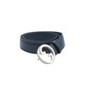 Gucci GG Logo Buckle Belt Dark Blue In Size 100 40 734771