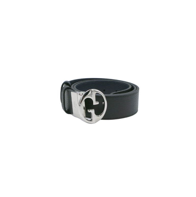 Gucci Reversible Dark Blue Leather Belt 95 38 449715