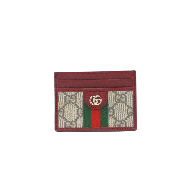 [Gucci-21004] Gucci Ophidia Card Case Burgandy 838486