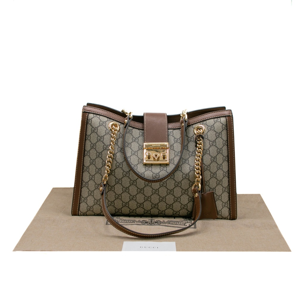 Gucci GG Supreme Medium Padlock Bag 479197