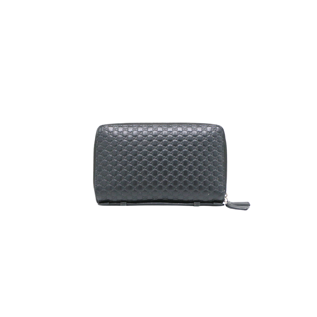 Gucci Guccissima Bifold Wearable Wallet Black