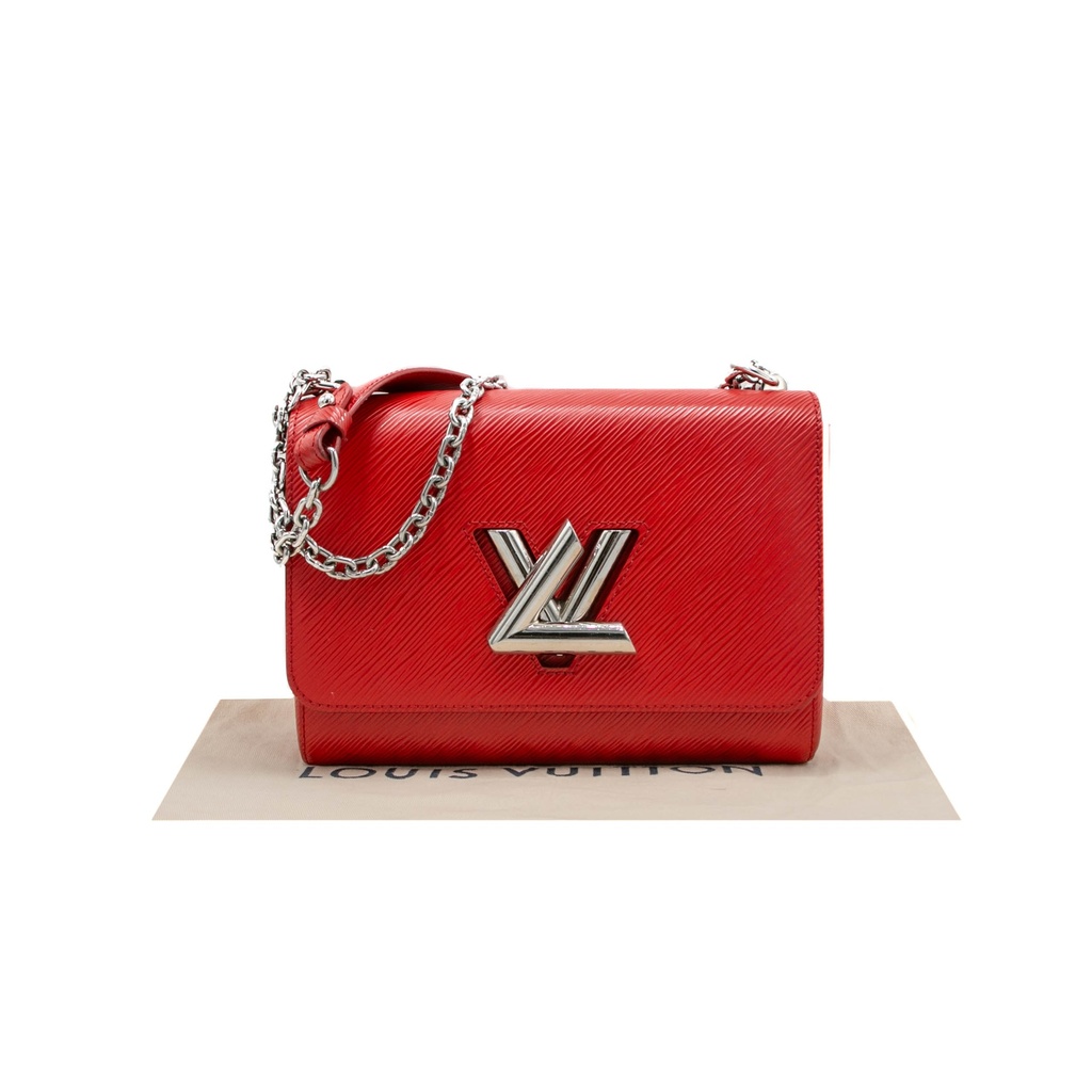 Louis Vuitton Epi Twist Shoulder Bag MM Coquelicot