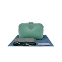 Prada Saffiano Travel Medium Brique Crossbody Bag Mango