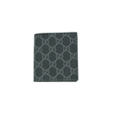 Gucci GG Emblem Bi-Fold Wallet In Black Fabric 821206