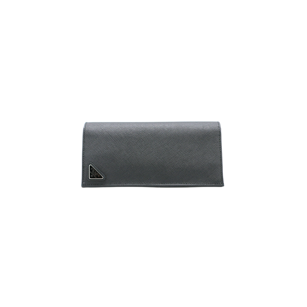 [Prada-21277] Prada Saffiano Long Folded Wallet