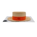 Prada Small Woven Straw Hat Natural