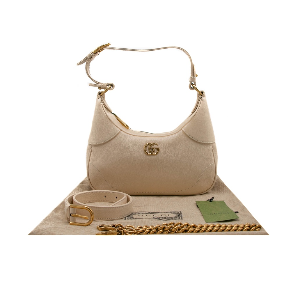 [Gucci-21429] Gucci Aphrodite Small Beige Shoulder Bag 731817