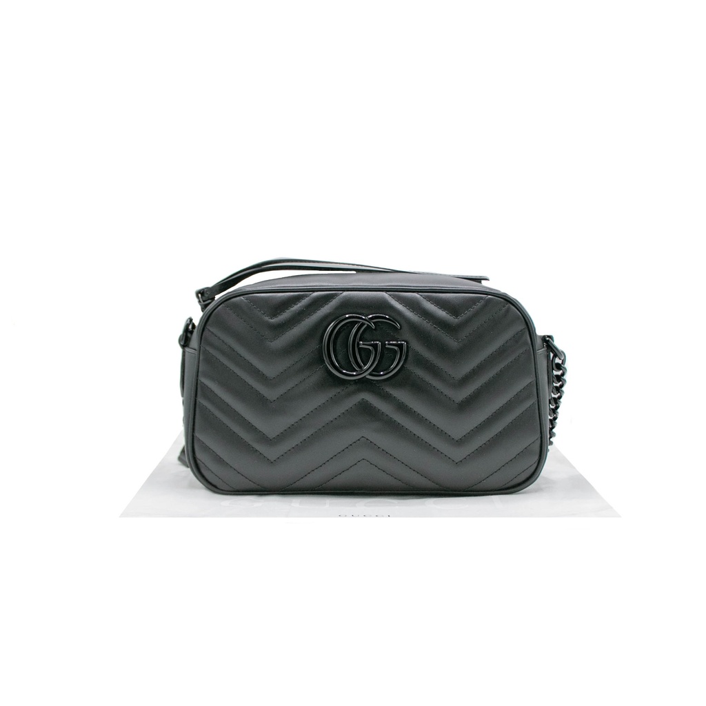 Gucci GG Marmont Small Black Shoulder Bag 447632