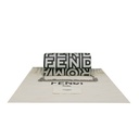 Fendi By Marc Jacobs Fendi Roma Coninental Wallet On Chain Black And White