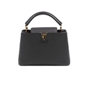 Louis Vuitton Taurillon Capucines Black PM