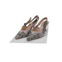 Christian Dior Canvas Jardin Botanique Embroidered J'Adoir Slingback Size 37 1/2