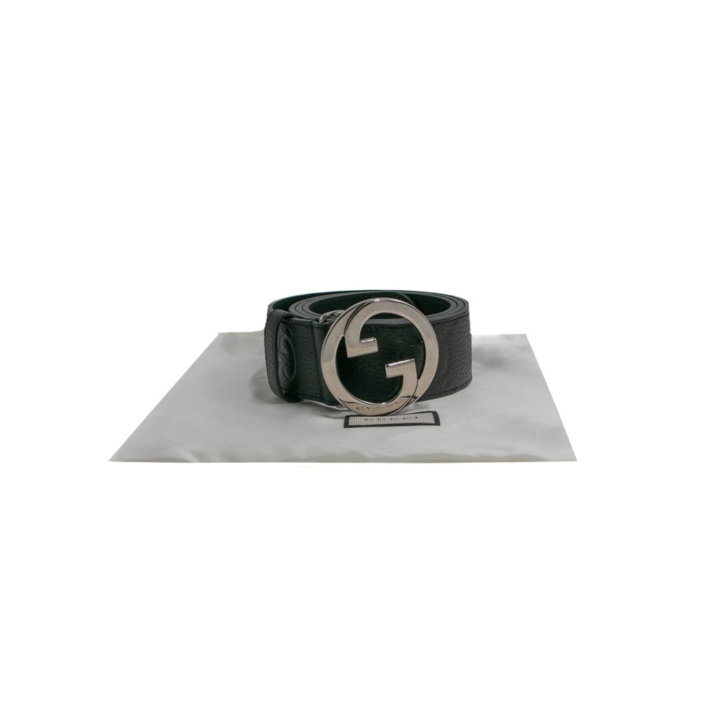 [Gucci-21716] Gucci Leather Blondie Belt Black 85 34 703147