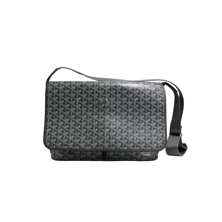 Goyard Grey Monogram Messenger Bag