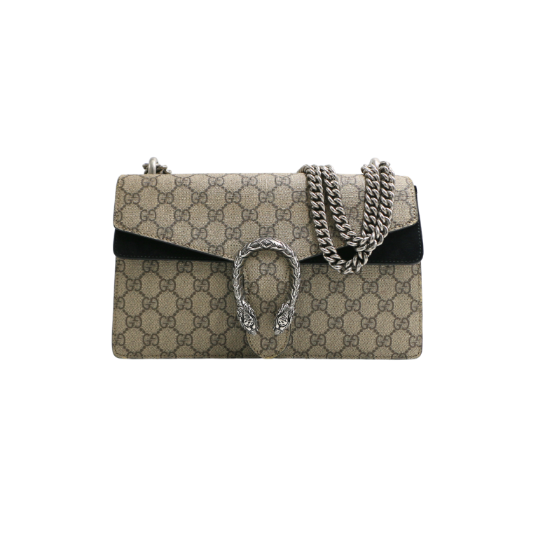 Gucci GG Supreme Monogram Small Dionysus Shoulder Bag