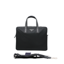 Prada Re-Nylon Business Laptop Bag Black