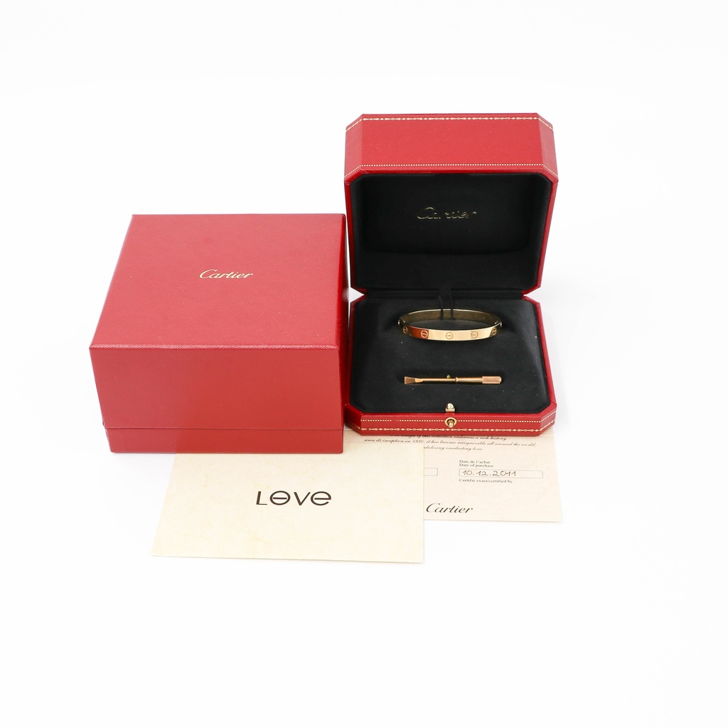 Cartier Love Bracelet 750PG 17 QZ3491 2011