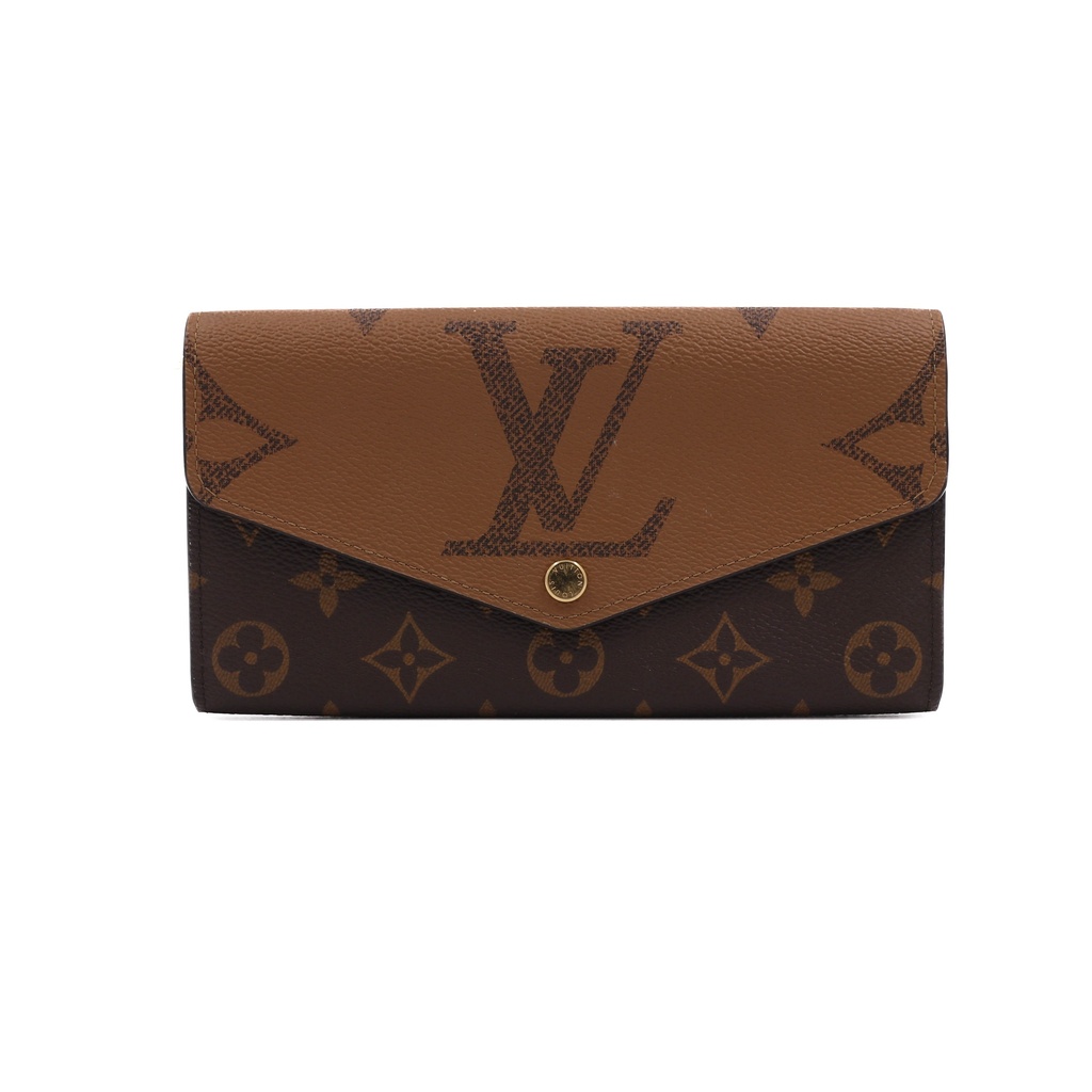 [Louis-Vuitton-22346] Louis Vuitton Reverse Monogram Emilie Wallet