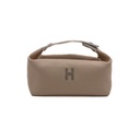 Hermes Canvas Small Bride-A-Brac Pouch Natural