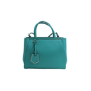 Fendi Vitello Elite Flamingo Petite 2Jours Tote Bag