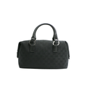 Gucci GG Canvas/Leather Tote Bag 113009 Black