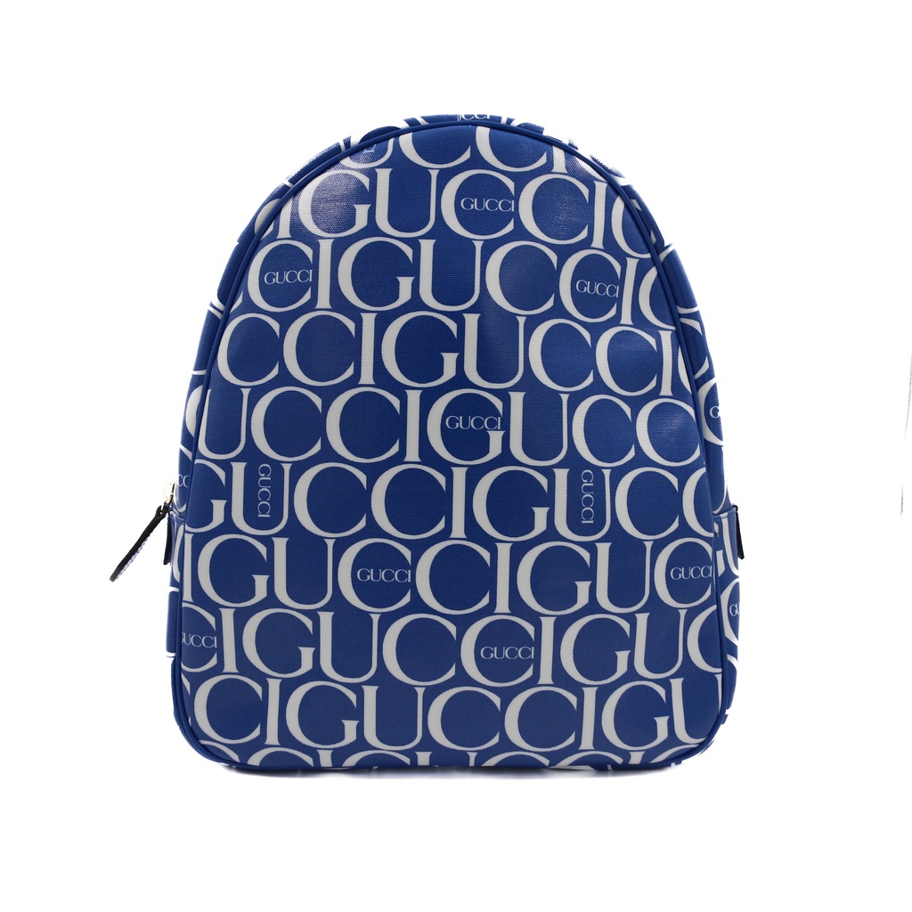Gucci Backpack In White and Blue 433578