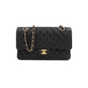 Chanel Classic Caviar Double Flap Medium Black