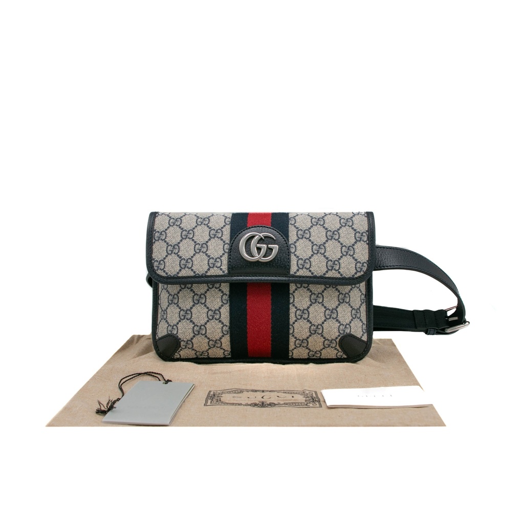 [Gucci-22803] Gucci GG Supreme Ophidia Belt Bag 674081