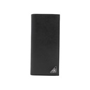 Prada Saffiano Long Folded Wallet Black