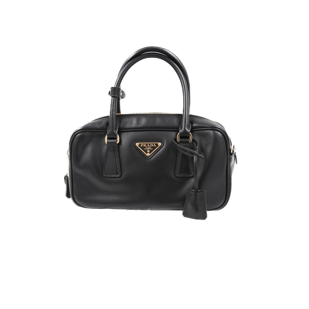 Prada Lux Mini Bauletto Black