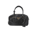 Prada Lux Mini Bauletto Black