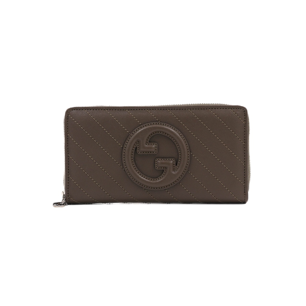 Gucci Blondie Zip Around Wallet Round Interlocking G 760312
