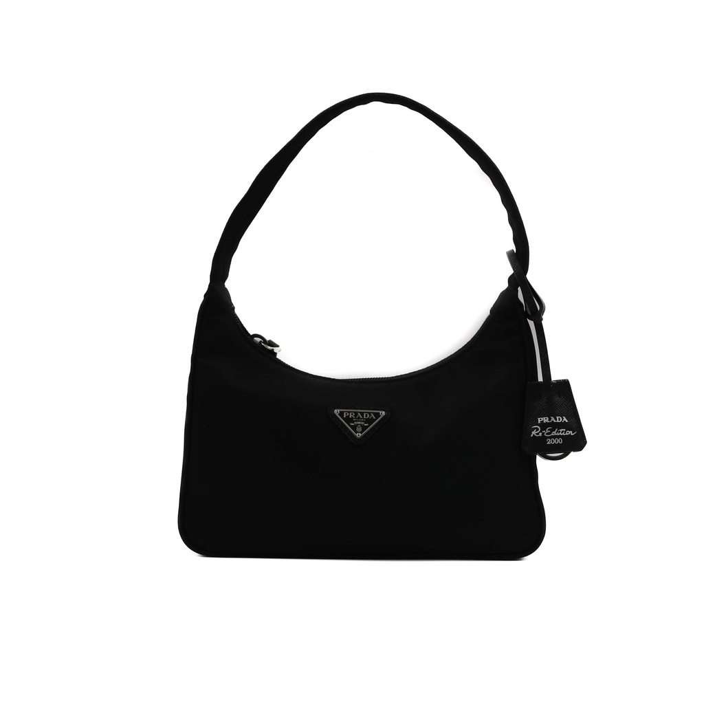 [Prada-22845] Prada Re-Edition 2005 Black Nylon Bag