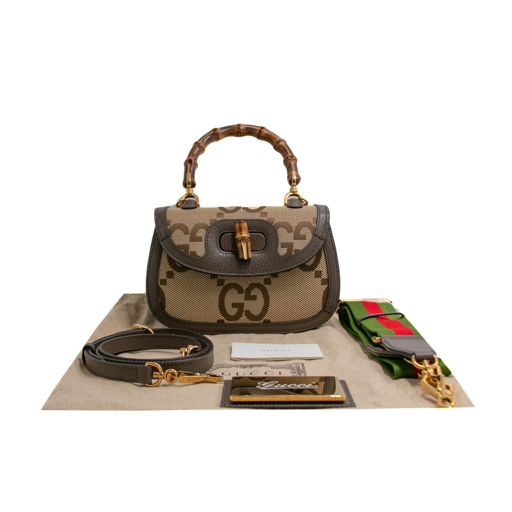 Gucci Logo Chain Wallet Shoulder Bag Beige 772643