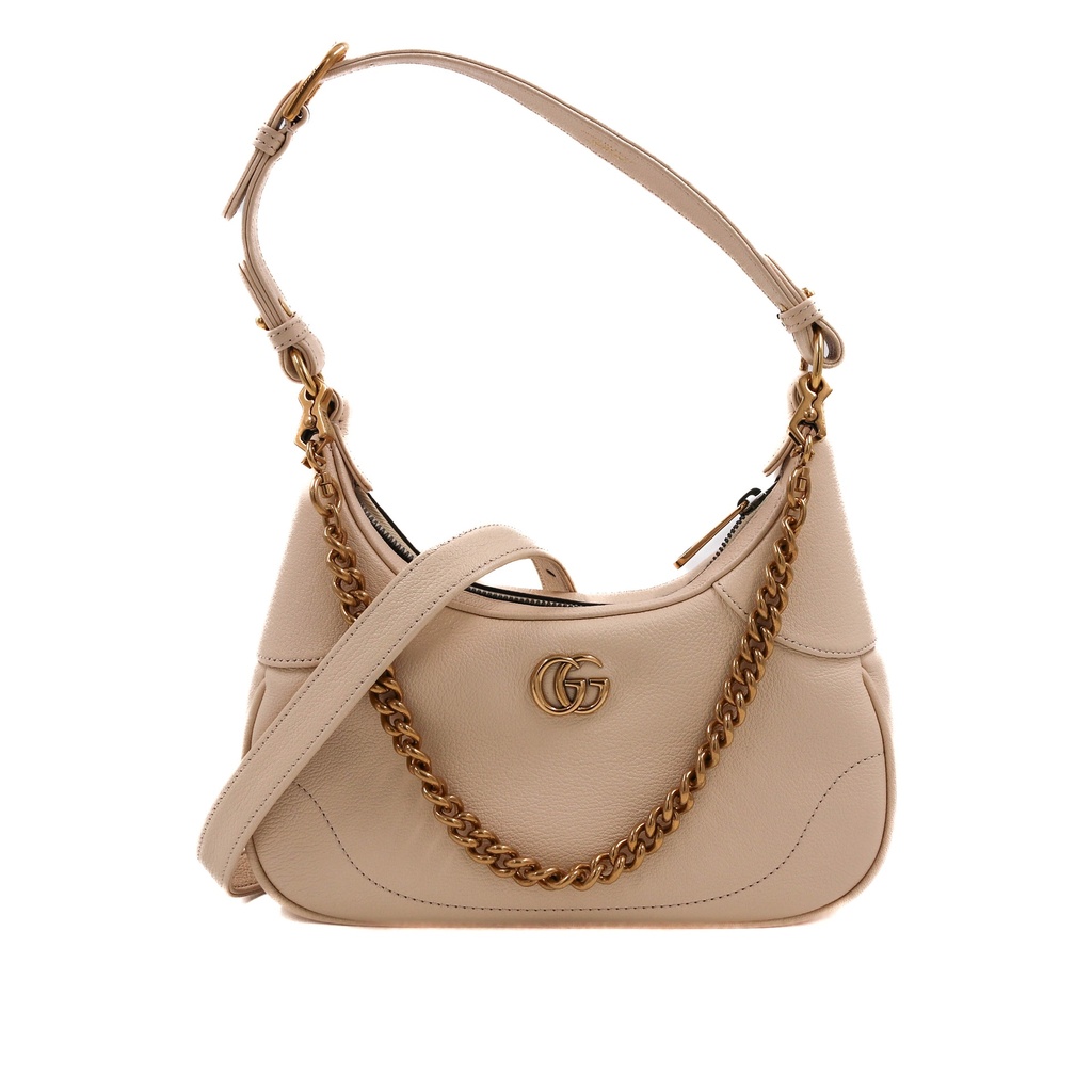 [Gucci-23073] Gucci Attache Small Shoulder Bag Beige 699409