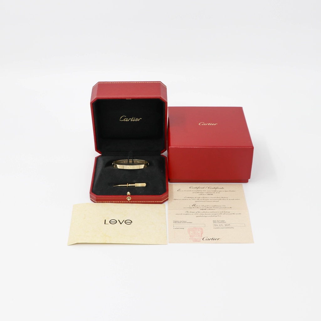 Cartier Love Bracelet 750YG 16 HR6397 2011