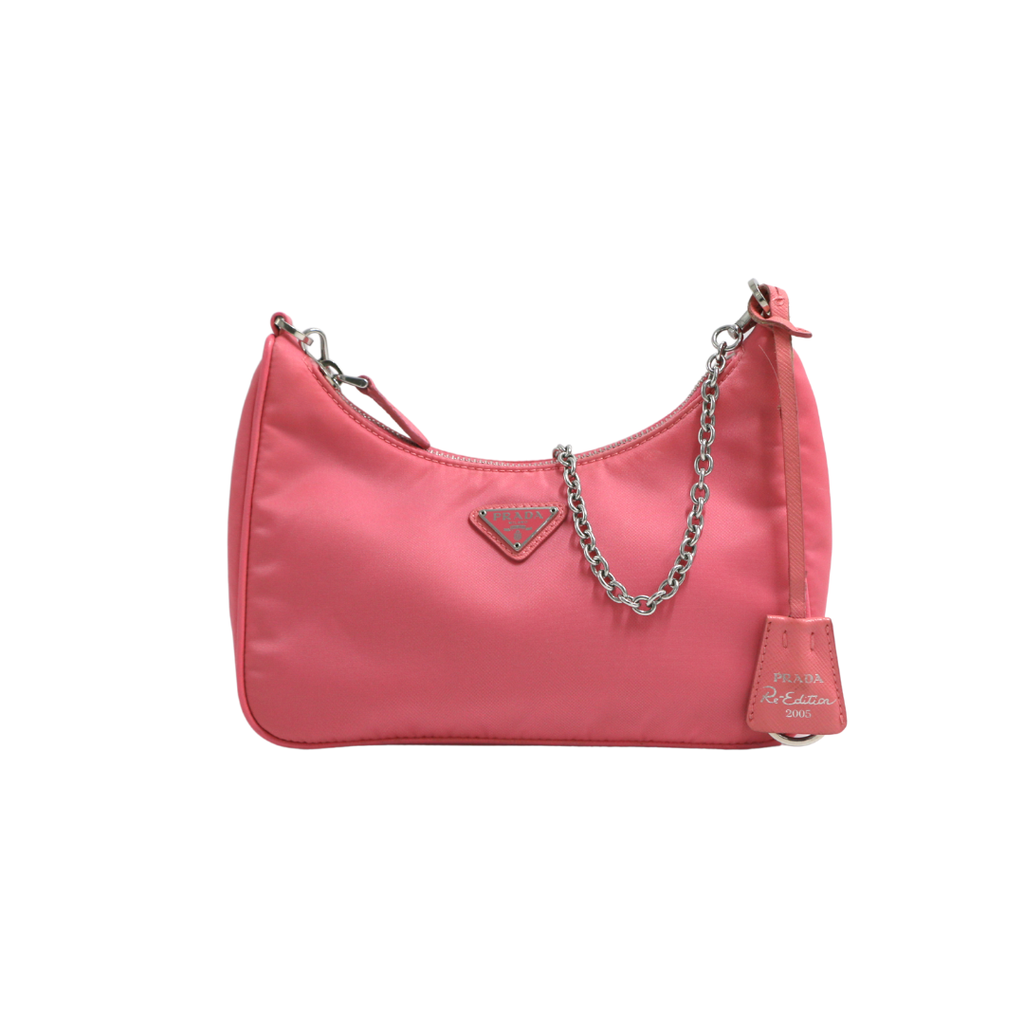 [Gucci-23235] Prada Re-Edition 2005 Re-Nylon Pink Bag