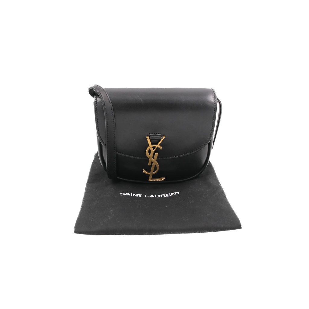 Yves Saint Laurent Kaia Small Leather Crossbody Bag Black