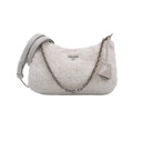 Prada Re-Edition 2000 Wool And Cashmere Mini-Bag White