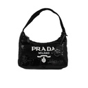 Prada Re-Edition 2005 Tessuto Shoulder Bag Sequin Polka Dots