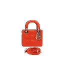 Christian Dior Lambskin Cannage Mini Lady Dior