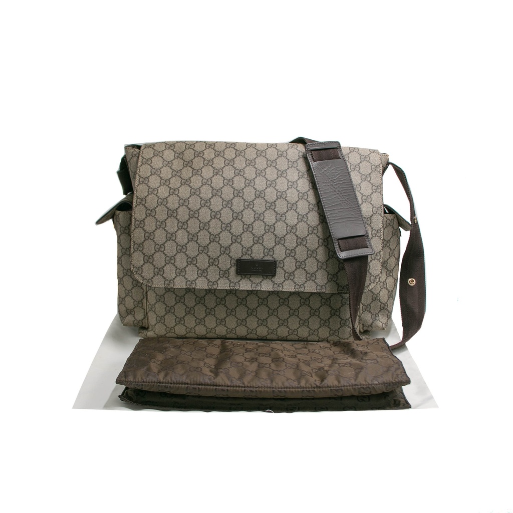 Gucci Supreme Large Changing Bag Brown 211131