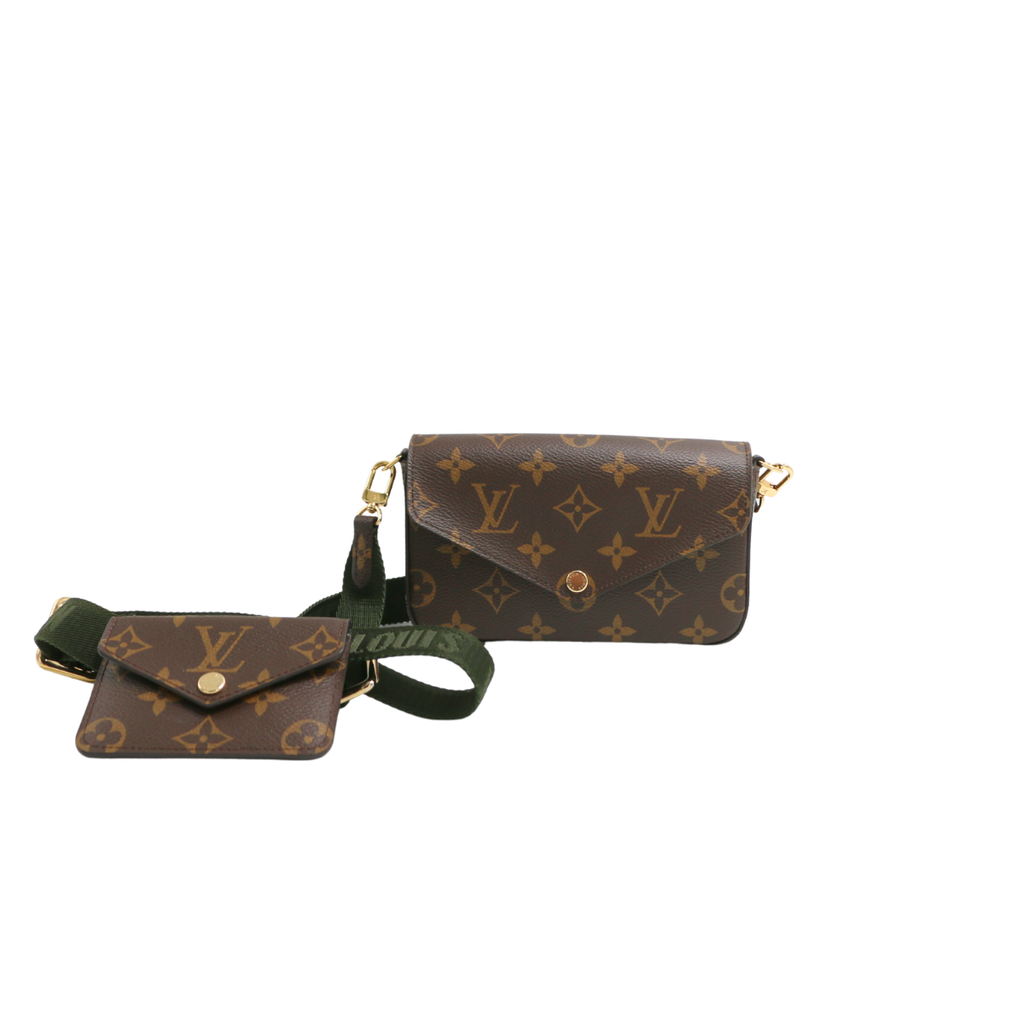 Louis Vuitton Felice Strap and Go Pochette Brown
