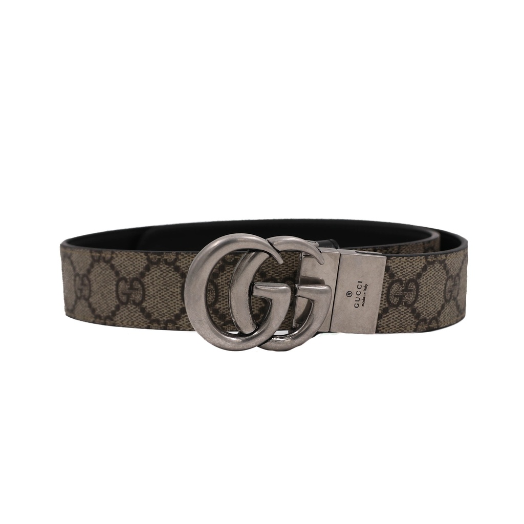 [Gucci-23652] Gucci GG Marmont Reversible Belt 643847 Size 70 28