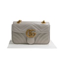 Gucci GG Marmont Chain Shoulder Bag Gray 446744