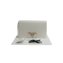 Prada Saffiano Leather Mini Bag White