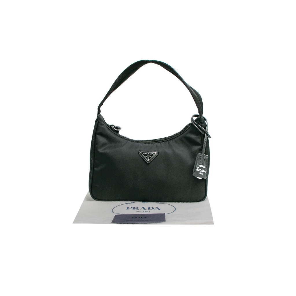 [Prada-24012] Prada Re-Nylon Re-Edition 2000 Black Bag